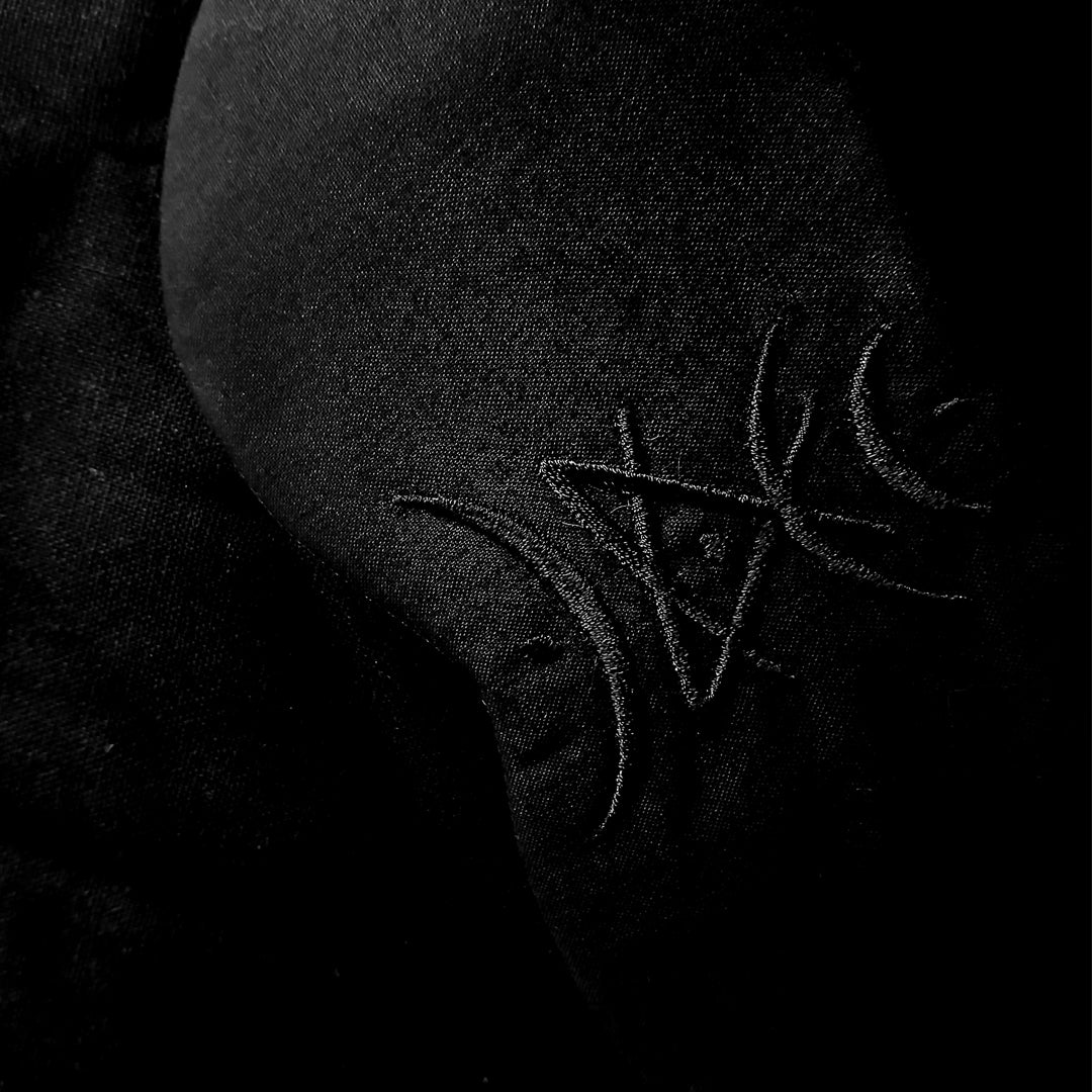 The Veil - Black Organic Cotton Sleep Mask for Inner Vision & Meditation