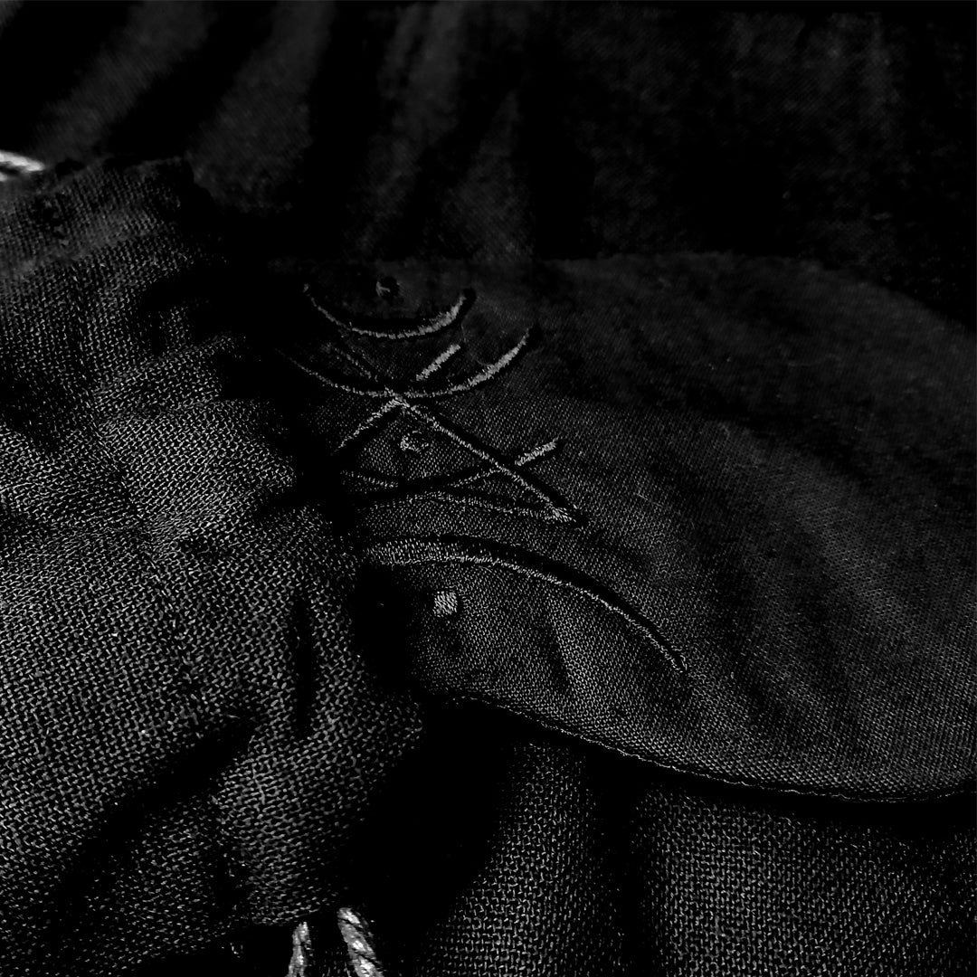 The Veil - Black Organic Cotton Sleep Mask for Inner Vision & Meditation