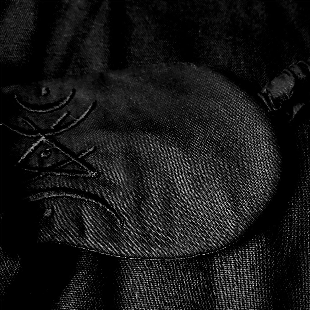 The Veil - Black Organic Cotton Sleep Mask for Inner Vision & Meditation