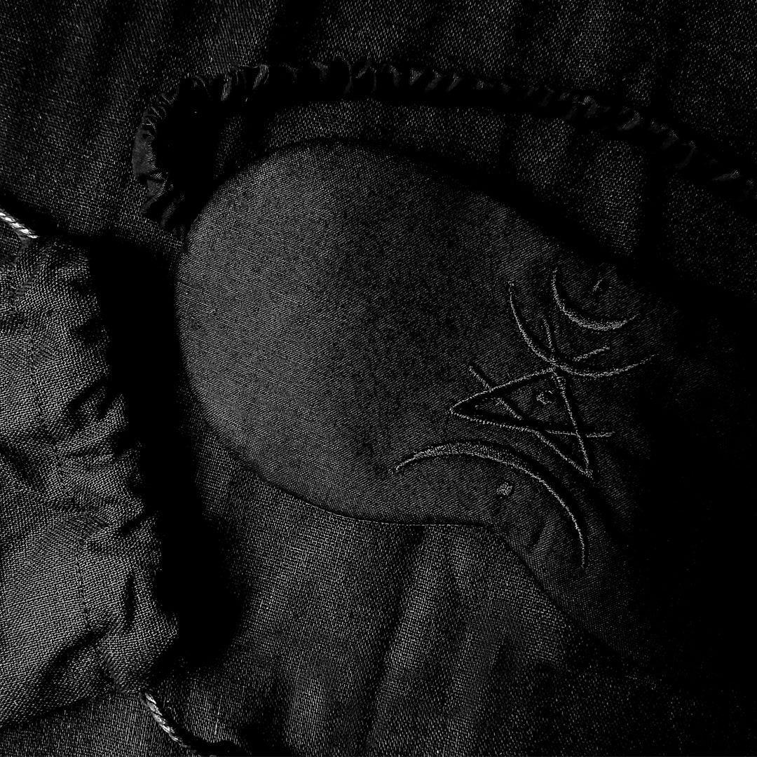 The Veil - Black Organic Cotton Sleep Mask for Inner Vision & Meditation